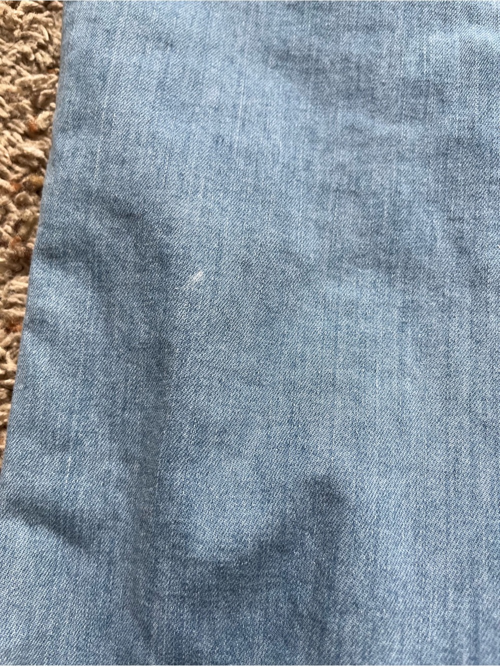 Paige Mayslie Jogger Light Wash Cotton Blend Lightweight Travel Size 30 - Picture 9 of 9